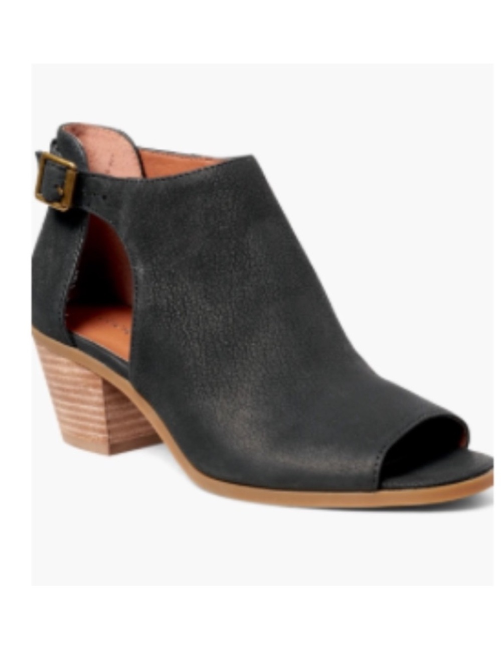 Lucky Barimo Open Toe Leather Booties. Women’s size 7.5